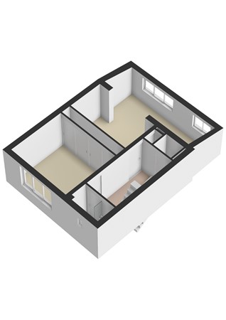 Plattegrond - Grubbelaan 49, 6431 GE Hoensbroek - Grubbelaan 49 Hoensbroek - 1e Verdieping 3D.jpg